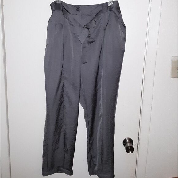 Lane Bryant Gray/Silver Dressy Evening Pants - Picture 1 of 4